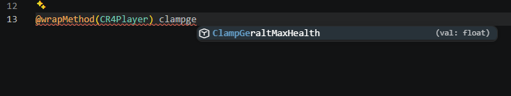 Overridable method offered after