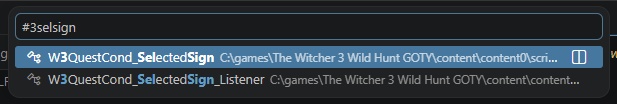 Go to Definition in the editor context menu